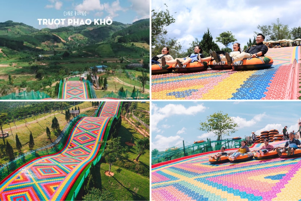 Trượt phao Mongo Land Đà Lạt